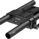 SMALLRIG Camera Base Plate Kit with 15mm LWS Rod Rail Clamp, Carbon Fiber 15mm Rods (8'' / 20cm), for Sony A6500 A6600 A6300, for Canon R5 R6, for Sony A7SIII / A7III, Both for Cameras & Cages - 5609