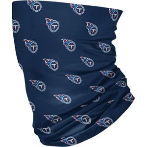 FOCO NFL unisex-adult Nfl Team Logo Neck Gaiter Multiuse (One Size, Team Color Mini Print)