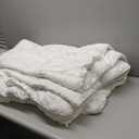 3 Inch Ultra-Fluffy Memory Foam Mattress Topper King for Back Pain, Extra Soft Pillow Top King Mattress Topper with 4X Support, Mattress Pad with Breathable Air Mesh Sides, 6-21'' Deep Pocket (White)