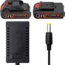 2.0A Direct Charger, Compatible with AUTIWOZ Mini Car Polisher W02PO61 and W02PO62 Cylindrical Shaped Batteries