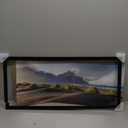 Americanflat 12x28 Picture Frame with Polished Plexiglass - Gallery Style Frame with Engineered Wood - Signature Collection - Photo Frame for Wall Display - Black