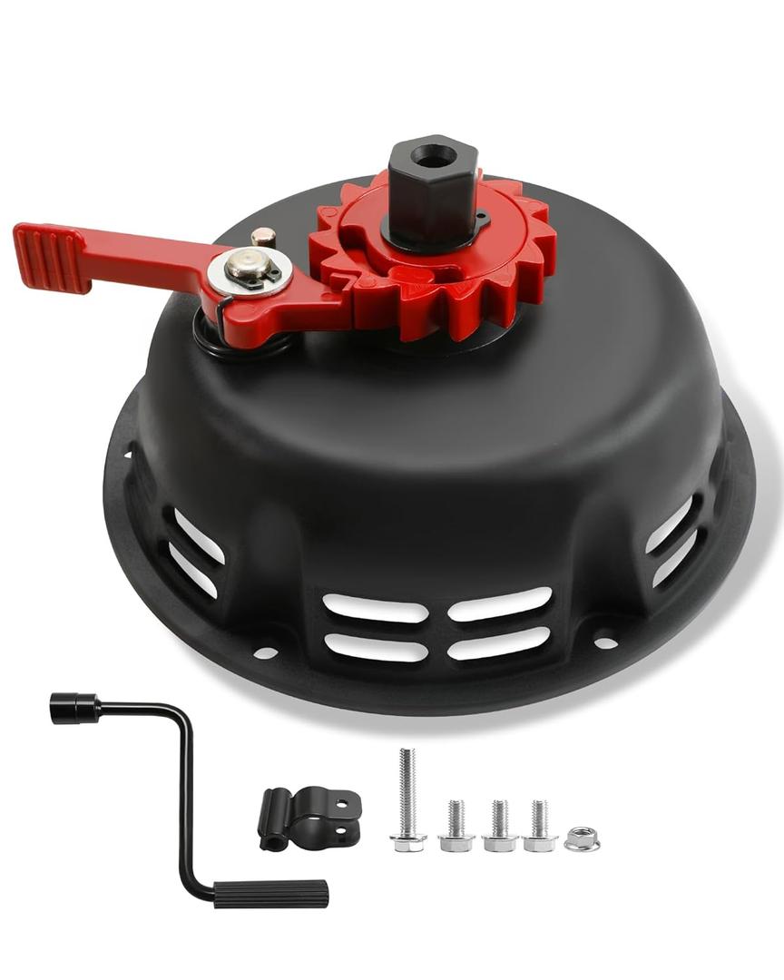 Upgrade Easy Quick Fast Pull Start Recoil Starter Assembly Fit for Predator 212, Coleman CT200U 200cc B200R Mini Bike, Pull Cord Start Honda 6.5HP GX160 196 Hisun Engine KT196 Go Kart, Black