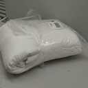 CozyLux King Comforter Set White, 7 Pieces Bed in a Bag Soft Bedding Comforter Set with Sheets, All Season Boho 7PC Bed Sets with Comforter, Fitted Sheets, Flat Sheets, Pillow Shams and Pillowcases