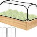 ANGAR Garden Covers for Raised Beds, Garden Row Plants Cover Accelerator, Freeze Protection Greenhouse Cover for Raised Garden Beds Protecting Seedlings Fruits Vegetable Rows