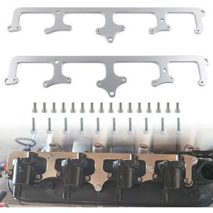 5.3L LS Coil Brackets Valve Cover Fit for 19005218 D585 Colis LSX Swap LSX Swap Truck LY2 LY5 LY6 LC8 LC9 L92 L92 L98 L96 LMG LM7 LM4 LR4 LQ4 LQ9 LQ9 L59 LH6(Silver), OEP014-SL