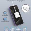 USB to USB C Adapter 5Gbps, [MFi Certified] USB-C to USB3.0 Camera Adapter with 30W PD Charging USBC Male to USB A Female OTG Cable Compatible with iPhone 17 16/ Samsung/ MacBook/ iPad, Thunderbolt 4/ 3