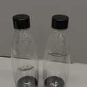 SodaStream Black 1L Slim Carbonating Bottles Twin Pack, Pack of 2