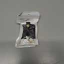 2 x Leather Keys Sleeve for Broken Car Key Loop Replacement - Cute Keychain Cover - Protector, Holder for Men & Women (Large-black03)