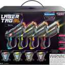 Rechargeable Laser Tag for Kids, Teens & Adults - Boys Gifts - Blasters & Vest Sensors - Fun Ideas Age 8+ Year Old Toys - 4 Set - Lazer Teen Boy Games - Boys & Girls Outdoor Teenage Group Activities