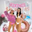 24 PCS Bikinis & Martinis Balloon Banner Beach Bachelorette Party Decorations for Beach Bach Lets Flamingle Miami Bach Palm Springs Before the Ring