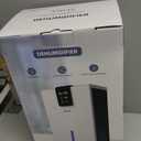 Dehumidifier, Dehumidifiers for Home 98 OZ Water Tank, (1000 sq.ft) Dehumidifier for Basement Bedroom Bathroom with Auto Shut Off, Digital Display, 7 Colors LED Light, White