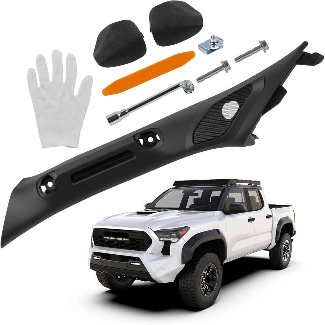 A-Pillar Grab Handle Driver Side (4th Gen) Compatible with Toyota Tacoma 2024 2025 2026 Sturdy Interior Assist AccessoriesTruck Interior Trim, No Drilling & No Cutting& Sturdy