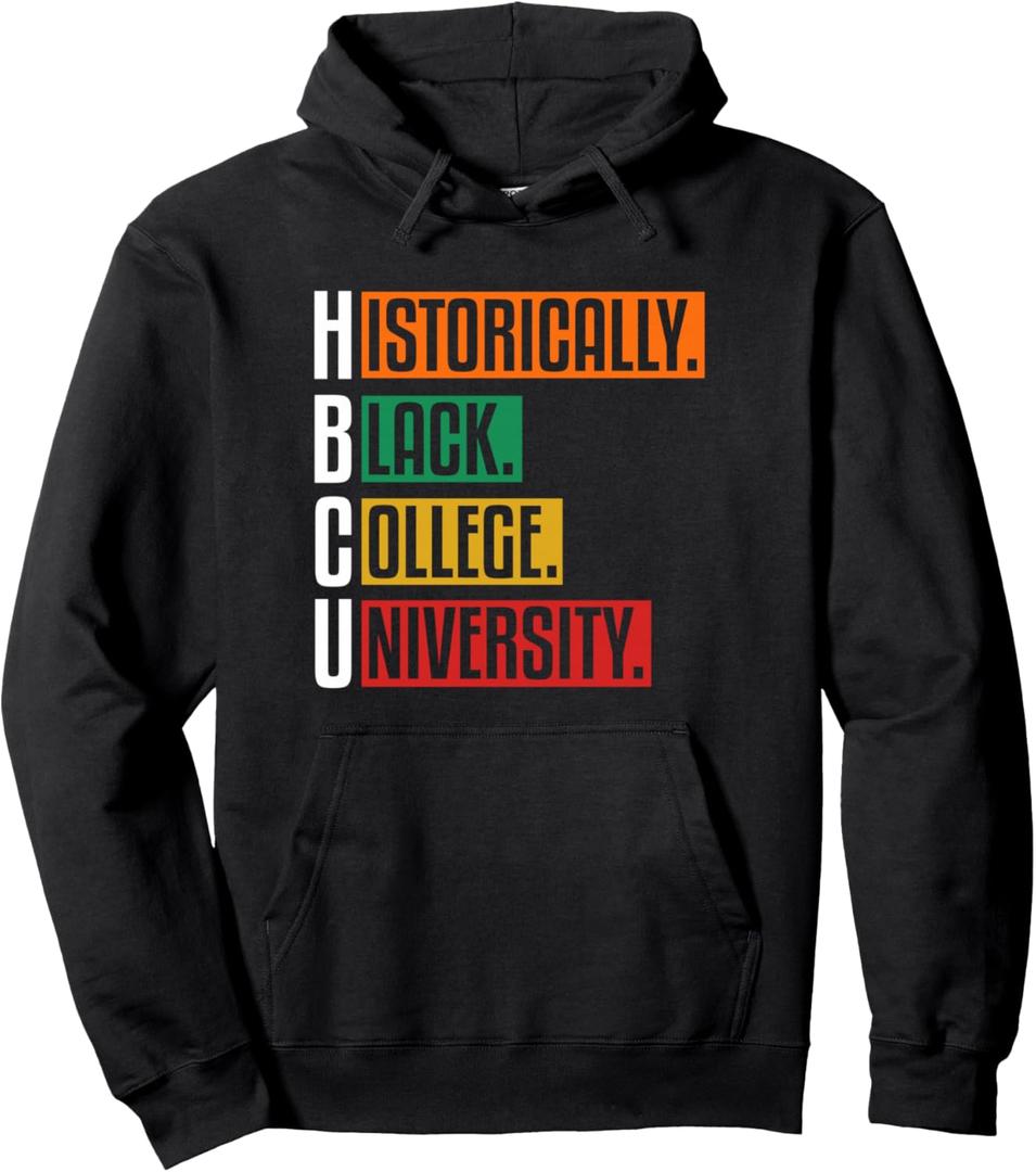 HBCU Apparel Historical Black College HBCU Pullover Hoodie, XL