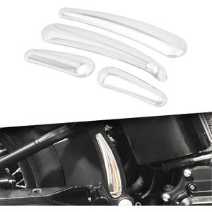 Curved Swingarm Frame Insert Set Fit For Harley Softail Fat Boy FLS FXS FLSTN FLSTFB 2008-2017 4PCS