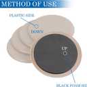 Furniture Sliders for Carpet, 8 Pcs 7" Round Furniture Moving Sliders, Heavy-Duty Furniture Movers - Reusable Carpet Sliders, Move Any Item Quickly, Easily and Safe!