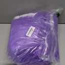 PARTISKY 9FT Length Purple Tulle Table Skirt for Rectangle Tables 2-Layer Ruffle Tulle Tutu Cloth Desk Table Skirt for Baby Shower Girl Birthday Party Wedding Cake Dessert Decorations