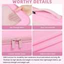 BAGAIL 4 Set/6 Set/8 Set Compression Packing Cubes Travel Accessories Expandable Packing Organizers (Square Mesh, 06-Pink)