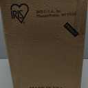 IRIS USA Board Game Storage Craft Organizer Box with Snap-Tight Latch Lid, 6-Pack Portable Plastic Case Bin for Puzzles, Magazines, Hobbies, Art Supplies, Fits 8.5" x 11" & A4 Papers, Thick, Clear