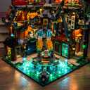 LED Lighting Compatible with Lego NINJAGO City Workshops 71837 Light Kit Compatible with Lego 71837, NOT Included The Model Set - JUST Lights
