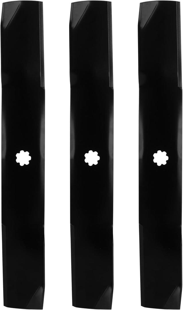 Lawn Mower Medium Lift Blades Replace for Craftsman John Deere 54 inch Deck GX21380 GY20679 GY20684 GY20686 D170 G110 190C LA150 3 Pack
