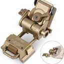 PVS15/18 Night Vision Goggles Helmet Mount for L4G24 NVG Metal Helmet Mount, Rhino Adjustable Full Metal Aluminum Helmet Mount (Gold)