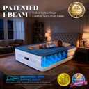 VOSSER Air Mattress Queen with Built in Pump, 18'' Raised Blow Up Bed, 800lb