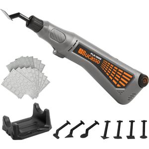 Cordless Pen Sander, Variable Speed and USB Charging with LED Light, Multi-Purpose Power Tool for Sanding, Polishing, Finishing, DIY Crafts (Grey)