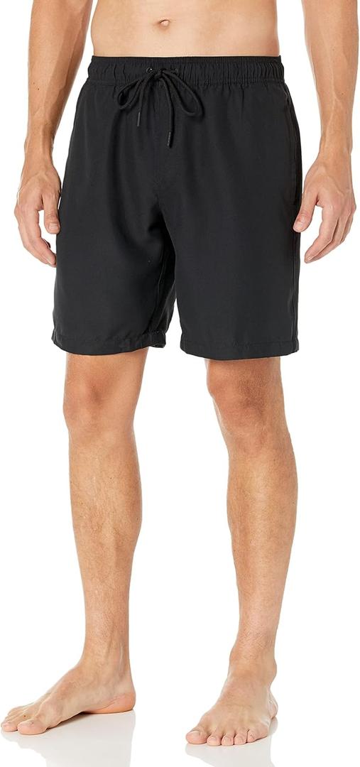 Amazon Essentials Men's 9" Swim Trunks (XX-Large, Black)