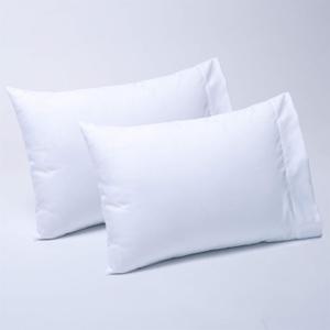 CaSaJa 2 Pack White Soft Toddler Pillowcases, 14"x20", Fits Toddler Travel Baby Pillow Sized 12"x16" 13"x18" 14"x19", Kids Bedding Pillow Cover, Envelope Closure Machine Washable and Easy Care