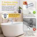 Enhon 7 Inch Slip on Tub Spout with Diverter, Compatible with Moen 3839/Moen 3853, Bathtub Diverter Spout Fits 1/2" Copper Water Tube(5/8" Diameter), 5/32" Hex Wrench (Polished Chrome,Classic)
