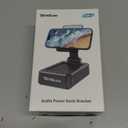 TechGlow Foldable Cellphone Stand with Bluetooth Speaker and Charging Function Birthday Gifts for Men Women Mother Father Boy Girl Teens Cool Tech Gadgets (Black)