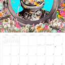 Wall Calendar 2026, David Krovblit Art, 12 Months, Large Grid Design Featuring 12 Artworks
