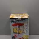 Nostalgia Vintage Hot-Air Popcorn Maker Machine - Makes Up to 12 Cups - Oil-Free - Healthier Popcorn - Classic Stand-Up Cart With Wheels - Includes Kernel Measuring Cup - White & Red