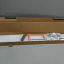 Ceiling Curtain Track, Curtain Track with Roller Hooks, 9ft - 12ft Ceiling Mounted Rail Set for Room Divider, White