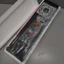 HWH INVESTMENT Dusk to Dawn Sensor Outdoor Wall Lamp, Modern LED Exterior Wall Sconce Lantern, Black Finish with Crystal Bubble Glass, 5HW9-B-P BK