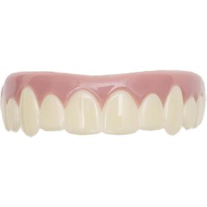 Imako Premium Cosmetic Uppers for Men and Women Temporary Smile Makeover 1 Pack Small, Natural White Made in USA