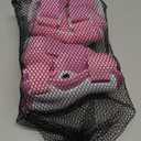 Kids Protective Gear Set, Knee and Elbow Pads with Wrist Guards for Ages 3-8 Year Toddler, 3 in 1 Enhanced Material Protective for Skating Cycling Bike Roller Scooter, Includes Organizer Bag (Pink)