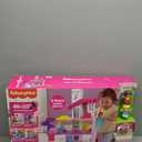 Fisher-Price Little People Toddler Toy Barbie DreamHouse Playset with Music Lights & Figures for Pretend Play Kids Ages 18+ Months, 3 feet tall and 4 feet wide