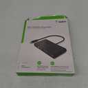 Belkin Multimedia Adapter with USBC Passthrough Power  HDMI, USBA & USBC Ports, 4K Video, Compact Laptop Hub for MacBook, Chromebook, Windows, Travel & Home Office