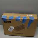 Jripae Bamboo Shoe Rack for Closet, Stackable 3 Tier Longer Shoe Organizer Shelf Holder Storage 1215 Pairs for Entryway Door Hallway Bedroom Garage Space Saving Foldable Black