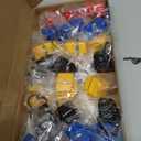 Valentines Day Cards for Kids School - 24 Valentine Slang Cards with Keyboard Clicker Keychains - Valentine Classroom Exchange Gifts for Boys GirlsTeen - Funny Fidget Toys for Class Party Favors