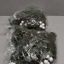 2 Sets Christmas Garland 6.6ft. Cedar White Berry with Lights Artificial Pine Garland Holiday Winter Table Runner for Stair Decoration Fireplace Centerpiece Background Decoration