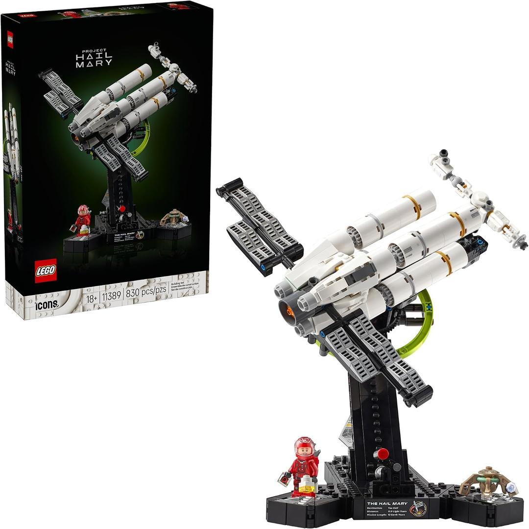 LEGO Icons Project Hail Mary Collectible Building Set for Adults - Room or Office Decor for Men & Women - Gifts for Fans of The Book - 11389