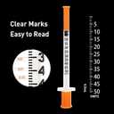 0.5mL/CC 31G 5/16in 8mm for Lab Refilling Supplies, Industrial Dispensing, Measurement,Individually Wrapped, 100PACK