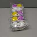 5 x Travel Containers for Toiletries, GLAMFIELDS TSA Approved 1.7oz 50ml Travel Size Silicone Cream Jars BPA Free, Leak-proof Travel Essentials with Lid for Cosmetic Face Hand Body Cream Purple (4 Pack)