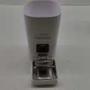 Smart Automatic Cat Feeder - 6-L Reliable Automatic Cat Food Dispenser with Display LCD Screen for Easy Set Up - (White)