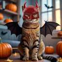 4 x Cat Mask for Cosplay - Cute & Comfortable Halloween Costume Accessory for Cats2pcs