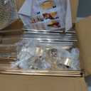 Gold Floor Candelabra, 2 Pack 5-Arm Candle Holders with Acrylic Shades