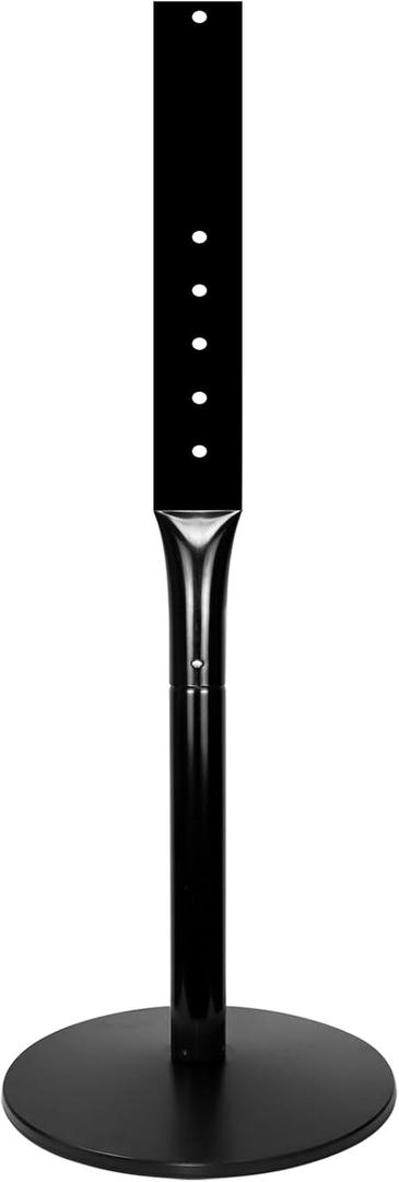 Parking Sign Post 49" Heavy Duty Cast Iron Parking Signs Stand, Movable Sign Stand for Hanging Signs, Black, 20lbs