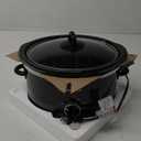 Crock-Pot 4-Quart Manual Slow Cooker, Black